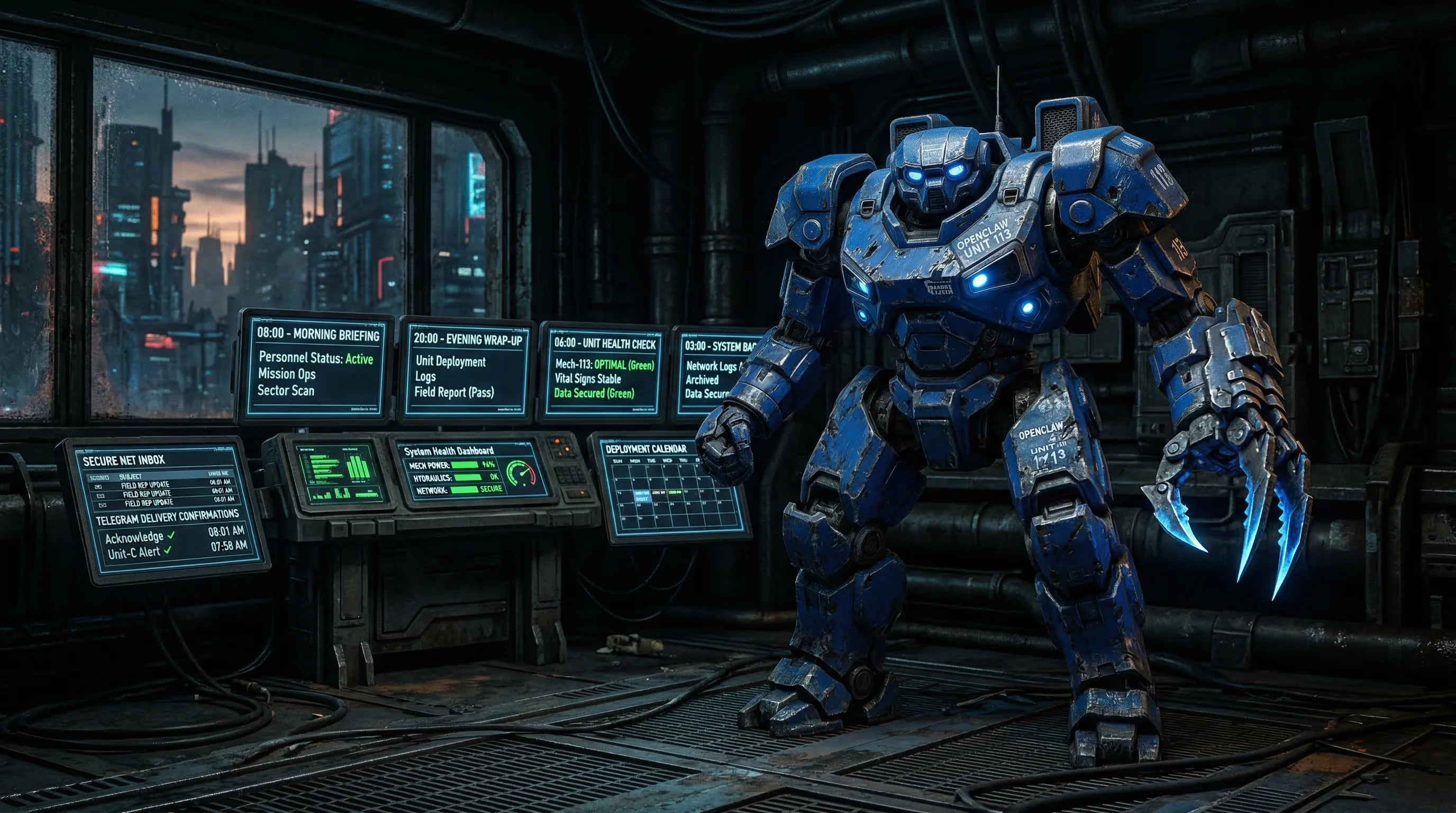 Automated daily briefing system